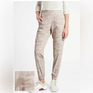 Athleta Abalone Brooklyn Camo Pocketed Joggers Pants Size 24 High Waist Athletic